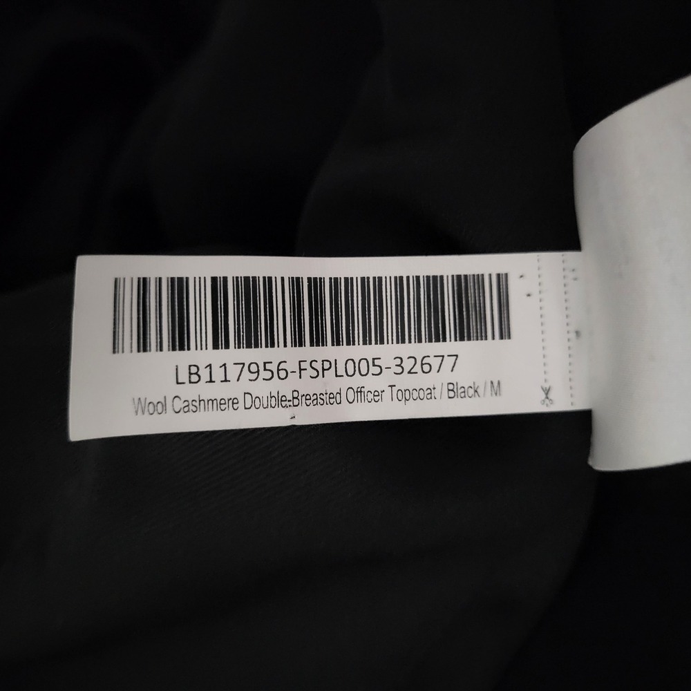 NWOT Quince Men's M Wool Cashmere Double-Breasted Officer Topcoat Quiet Luxury - Picture 2 of 14